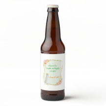 Rótulo da Garrafa de Vinho e Vinho Espumante