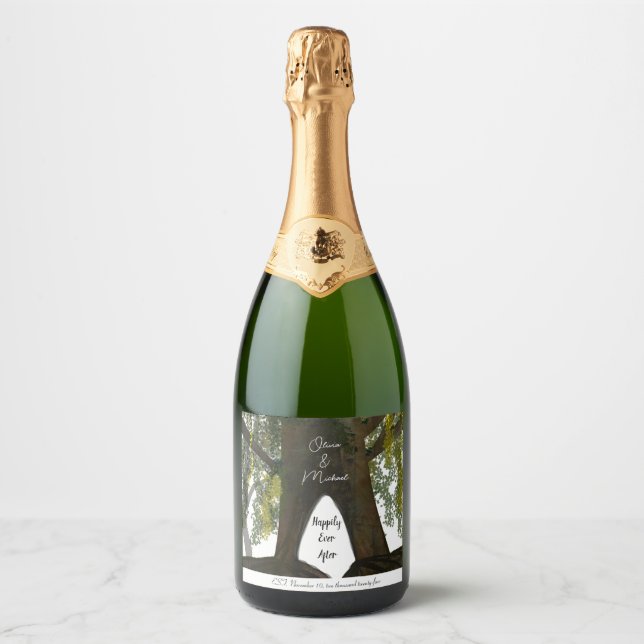 Rótulo da garrafa de vinho personalizada (8,9 cm x (Frente)