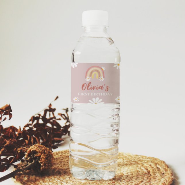 Rótulo da Garrafa Rosa-Rosa-Rosa de-Margarida de A (Criador carregado)