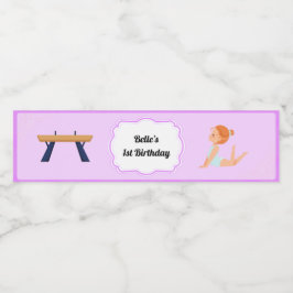 Rótulo da Gymnastics Party