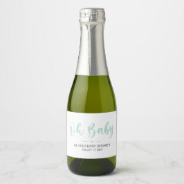 Rótulo da Mini Garrafa de Vinho Verde Bebê