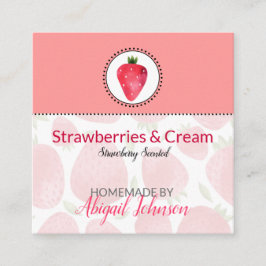 Rótulo de Banho e Corpo do Morango | Etiqueta