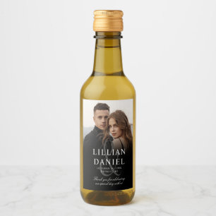 Rótulo de Capa de Garrafa de Vinho Miniatura de Fo