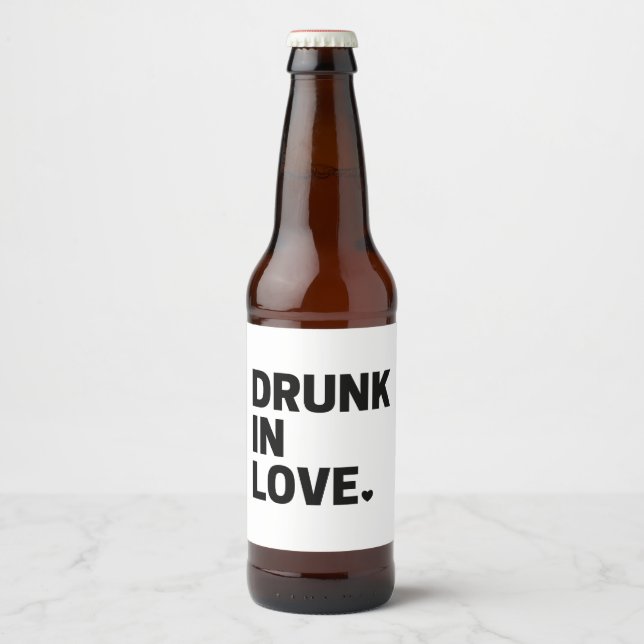 Rótulo de Cerveja Bêbado de Amor  (Frente)