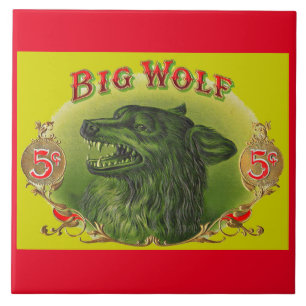 Rótulo de cigarro Big Wolf