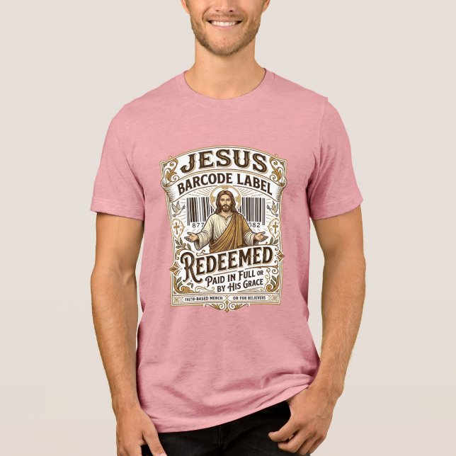 Rótulo de Código de Barras de Jesus Resgatado Rótu (Frente)