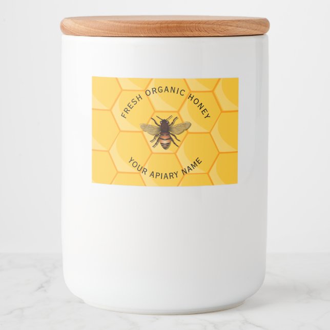 Rótulo de Comida de abelhas (Frente)