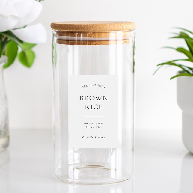 Rótulo de Comida de Pantera Moderna (Criador carregado)