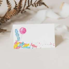 Rótulo de Comida do Buffet Compre Candy