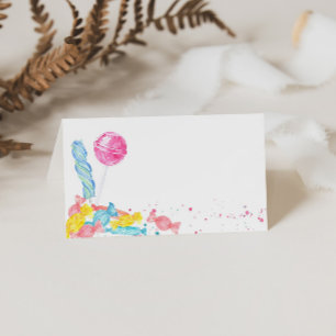 Rótulo de Comida do Buffet Compre Candy