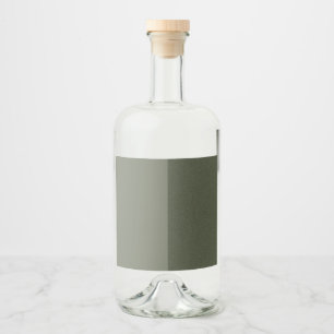 Rótulo de Frasco Verde de Moss - Metade Inferior d