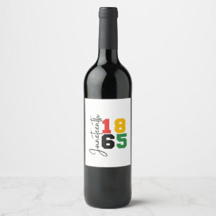 Rótulo De Garrafa De Cerveja 18 de junho de 1865 Dia da Independência Real