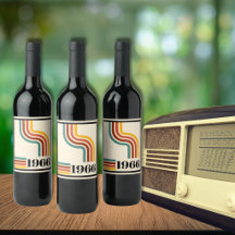 1966 60º Aniversário Listra Retro Vintage
