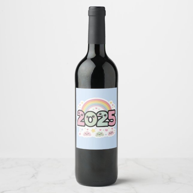RÓTULO DE GARRAFA DE CERVEJA "2025 (Frente)