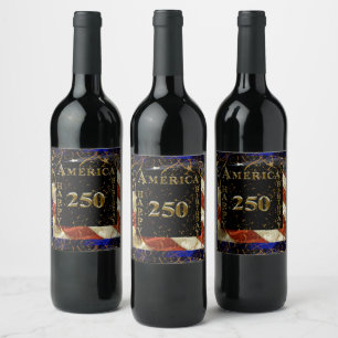 Rótulo De Garrafa De Cerveja 250º Feliz Aniversário América!