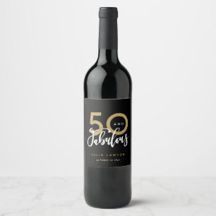 Rótulo De Garrafa De Cerveja 50 e fabuloso na moda