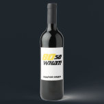 Rótulo De Garrafa De Cerveja 80 Birthday Personalizable Motivational Funny<br><div class="desc">Festa de 80 com rótulos de vinho com uma citação engraçada e motivacional 80 E daí? Este rótulo de vinho moderno e elegante é uma ideia de presente de excelente para uma pessoa que ama vinho e comemora o aniversário de 80. Um texto motivacional e engraçado 80 Então o que!...</div>