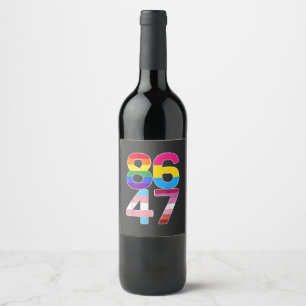 Rótulo De Garrafa De Cerveja 86 47 Orgulho LGBTQ do Orgulho LGBTQ Engraçado Ant