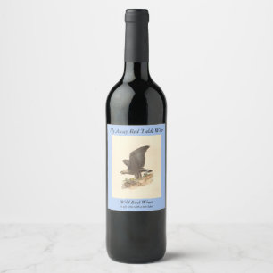 Rótulo De Garrafa De Cerveja A Águia Ouro (Aquila chrysaetos) NY Imagem do Páss
