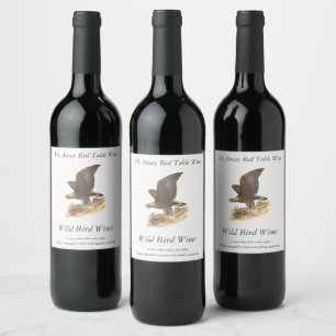 Rótulo De Garrafa De Cerveja A Águia Ouro (Aquila chrysaetos) NY Imagem do Páss