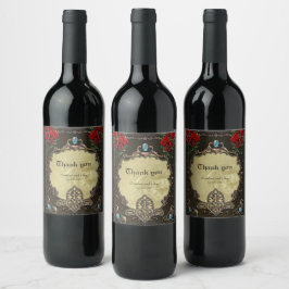 Rótulo De Garrafa De Cerveja A armação ostenta um design opulente