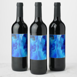 Rótulo De Garrafa De Cerveja A nuvem abstrato do SlipperyJoe trabalho de arte c
