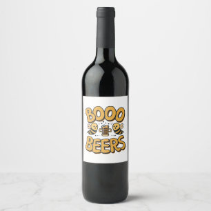 Rótulo De Garrafa De Cerveja Abejas Boo