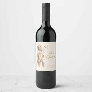 Rótulo De Garrafa De Cerveja Acrilóbile Elegante Personalizado do Quebra-Nozes 