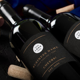 Rótulo De Garrafa De Cerveja Adicione seu logotipo nome da empresa de negócios 