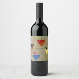 Rótulo De Garrafa De Cerveja Adonis Deus do Vinho