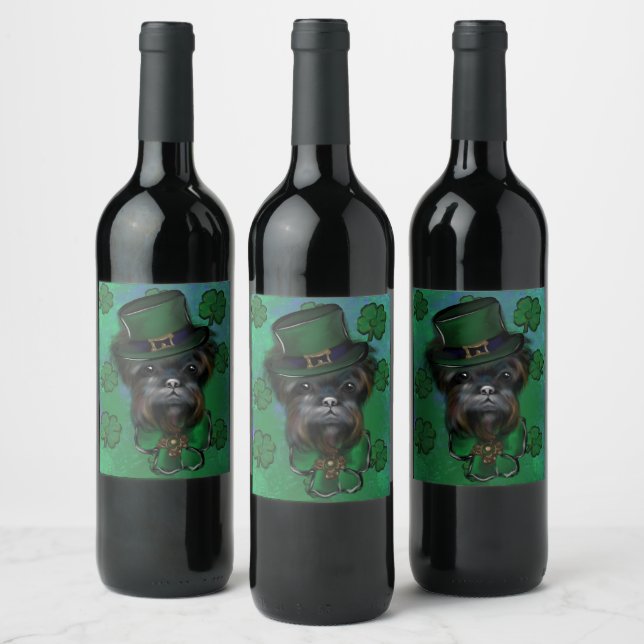 RÓTULO DE GARRAFA DE CERVEJA AFFENPINSCHER (Garrafas)