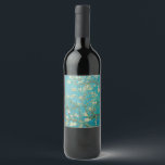 Rótulo De Garrafa De Cerveja Almond Blossom, 1890, por Vincent van Gogh<br><div class="desc">Almond Blossom,  1890,  por Vincent van Gogh. Flores eram especiais para van Gogh. Representavam despertar e esperança. Ele os apreciava esteticamente e achava alegria em pintar árvores floridas.</div>