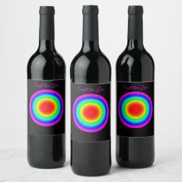Rótulo De Garrafa De Cerveja Alvo para o Amor – Arte do Orgulho