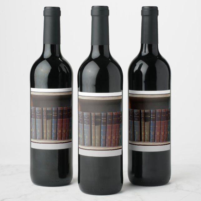 Rótulo De Garrafa De Cerveja Amante de livros personalizado (Garrafas)