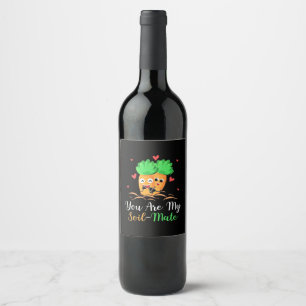 Rótulo De Garrafa De Cerveja Amigos, Você É Minha Companhia De Solo