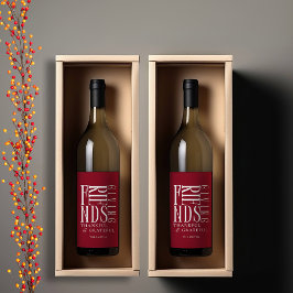 Rótulo De Garrafa De Cerveja Amizade Minimalista Moderna