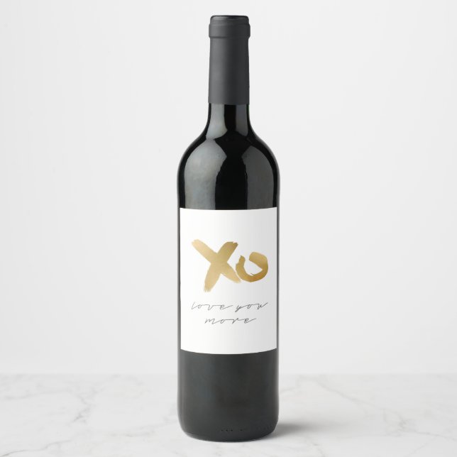 Rótulo De Garrafa De Cerveja Amor Você Mais Clássico Atemporal (Frente)