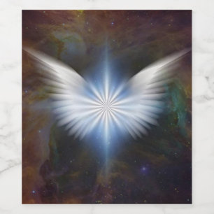 Rótulo De Garrafa De Cerveja Angel Wings