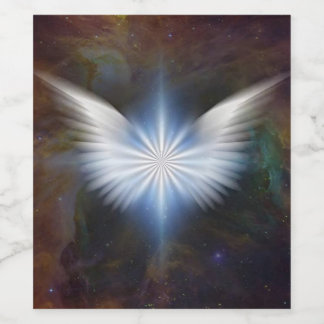 Rótulo De Garrafa De Cerveja Angel Wings