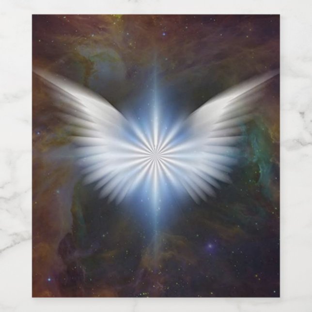 Rótulo De Garrafa De Cerveja Angel Wings (Rótulo Único)