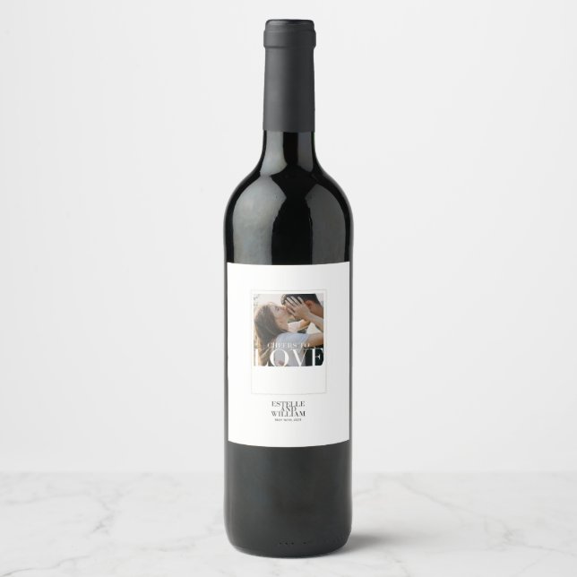 Rótulo De Garrafa De Cerveja Animações Personalizadas Para Amar (Frente)