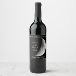 Rótulo De Garrafa De Cerveja Aniversário Personalizado ou Amor de Casamento pa
