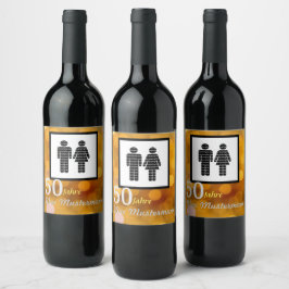 Rótulo De Garrafa De Cerveja aniversário personalizante