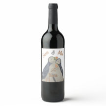 Aniversário romântico das aves bonitinhas aquática