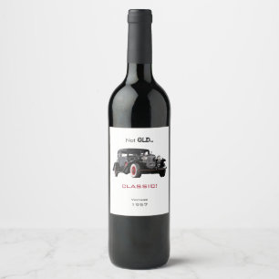 Rótulo De Garrafa De Cerveja Ano feito sob encomenda nao velho mas clássico do