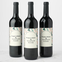 Arco de Redemoinho Retro Verde e Rosa Casamento
