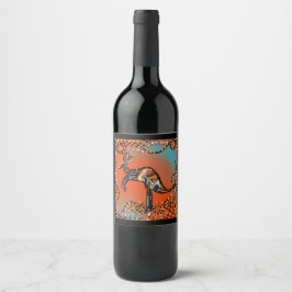 RÓTULO DE GARRAFA DE CERVEJA ARTE AUSTRÁLIA