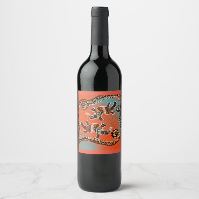 RÓTULO DE GARRAFA DE CERVEJA ARTE PLATAPUS         (Frente)