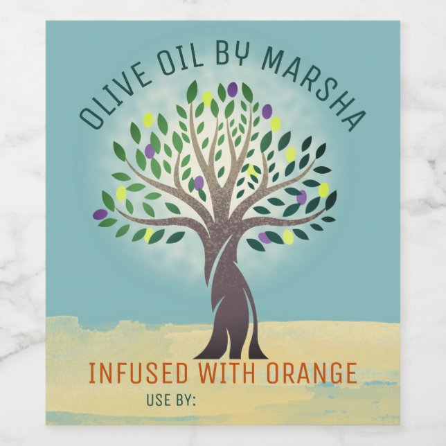 Rótulo De Garrafa De Cerveja Azeite aromatizado, conservas caseiras personaliza (Rótulo Único)