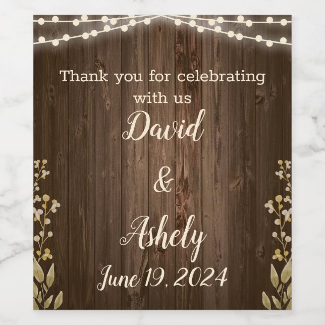 Rótulo De Garrafa De Cerveja Balas de vinho Russo (Rótulo Único)